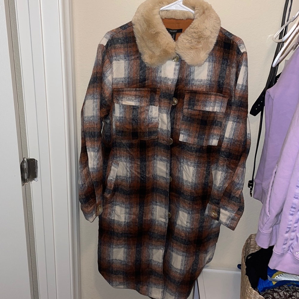 Plaid shacket